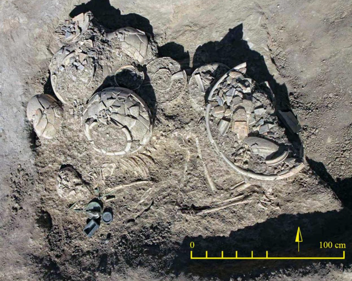 Ngôi mộ này ước tính có niên đại vào khoảng thế kỷ thứ 3 Trước Công Nguyên. Ảnh: @Raffaele Biscone.