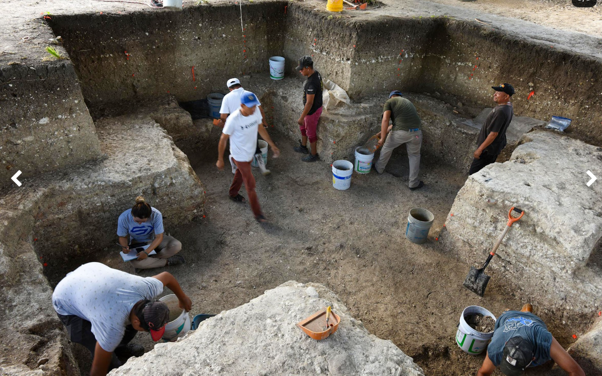 Tuy nhiên, nó đòi hỏi sự tổ chức quy mô lớn và lao động tập thể, cho thấy sự kết hợp mạnh mẽ giữa kỹ thuật và các lý tưởng nghi lễ chung từ rất lâu trước khi các đền thờ và cung điện hoàng gia thống trị các thành phố Maya. Ảnh: @Đại học Arizona.