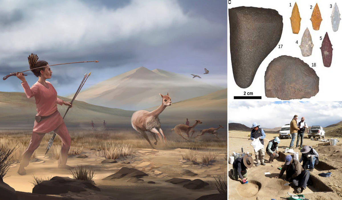 Ước tính hai bộ hài cốt này có niên đại 9.000 năm tuổi. Ảnh: @Randall Haas.