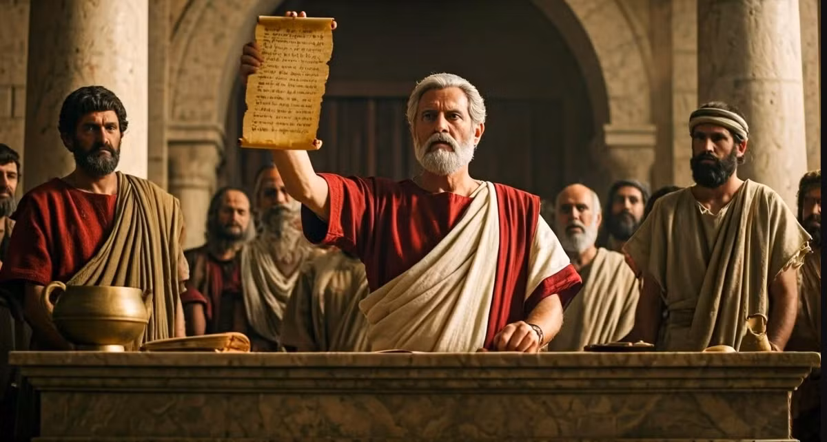 Giấy cói chứa một bản ghi về phiên điều trần, liên quan đến việc truy tố một số cá nhân, bao gồm Gadalias và Saulos, những người bị buộc tội làm giả các tài liệu liên quan đến việc mua bán và giải phóng nô lệ để lách luật ngân khố hoàng gia (kho bạc do hoàng đế kiểm soát). Ảnh: @Viện Hàn lâm Khoa học Áo.