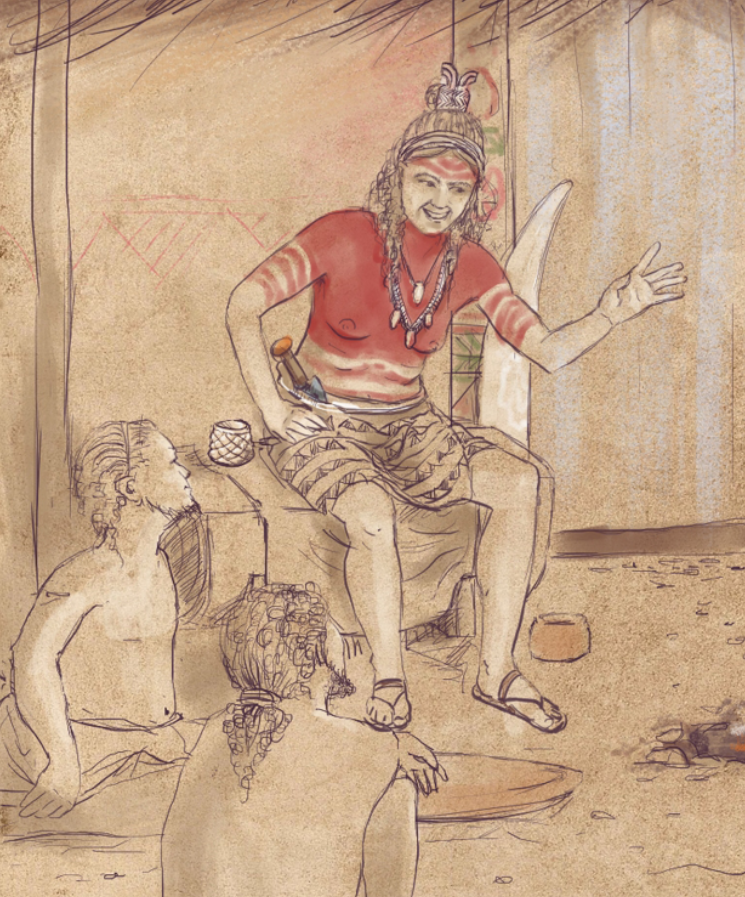 Người ta cho rằng, ngôi mộ được xây dựng bởi những người tự nhận là hậu duệ của bà. Ảnh: @Bảo tàng Quốc gia Tây Ban Nha.