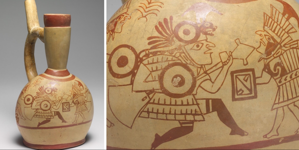 Trong xã hội Moche do các vị vua, chiến binh hoặc thầy tế quyền lực lãnh đạo, phụ nữ cũng đóng vai trò quan trọng trong chính trị và tôn giáo. Ảnh: @Bảo tàng Lăng mộ Hoàng gia Sipan.