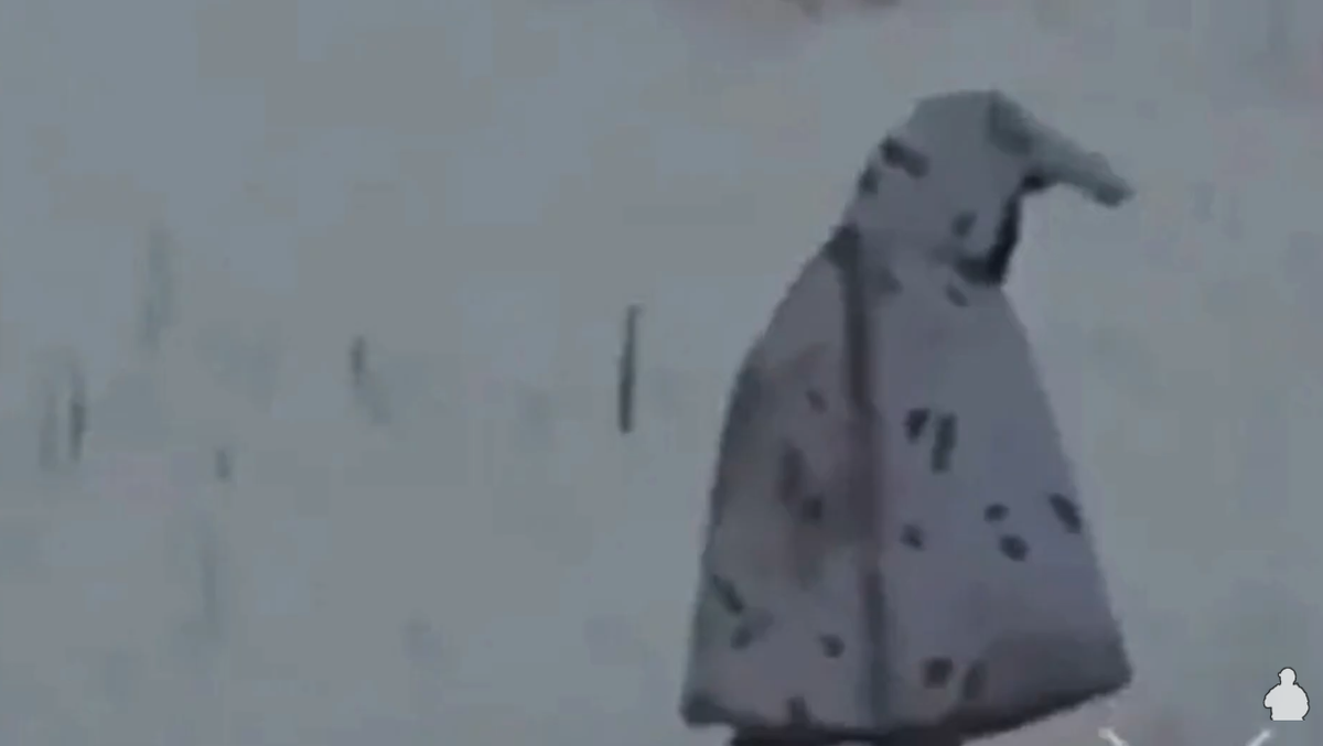 Họ nói rằng những bộ đồ này dễ dàng bị phát hiện trên địa hình thảo nguyên trống trải, nơi những hình dáng như vậy rất hiếm gặp và vì thế nhanh chóng thu hút được sự chú ý. Ảnh: @Defence_blog.