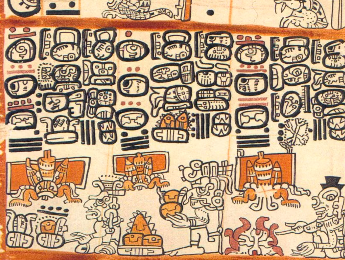 Bằng chứng là nhiều bản thảo cổ, chẳng hạn như bản thảo Madrid hay Tro-Cortesian, cũng như một số biên niên sử của Ấn Độ, trong đó đề cập đến việc người Maya cổ đại sử dụng mật ong vừa làm thực phẩm, vừa làm vật trao đổi, và dùng trong các nghi lễ. Ảnh: @Viện Nhân chủng học và Lịch sử Quốc gia Mexico.