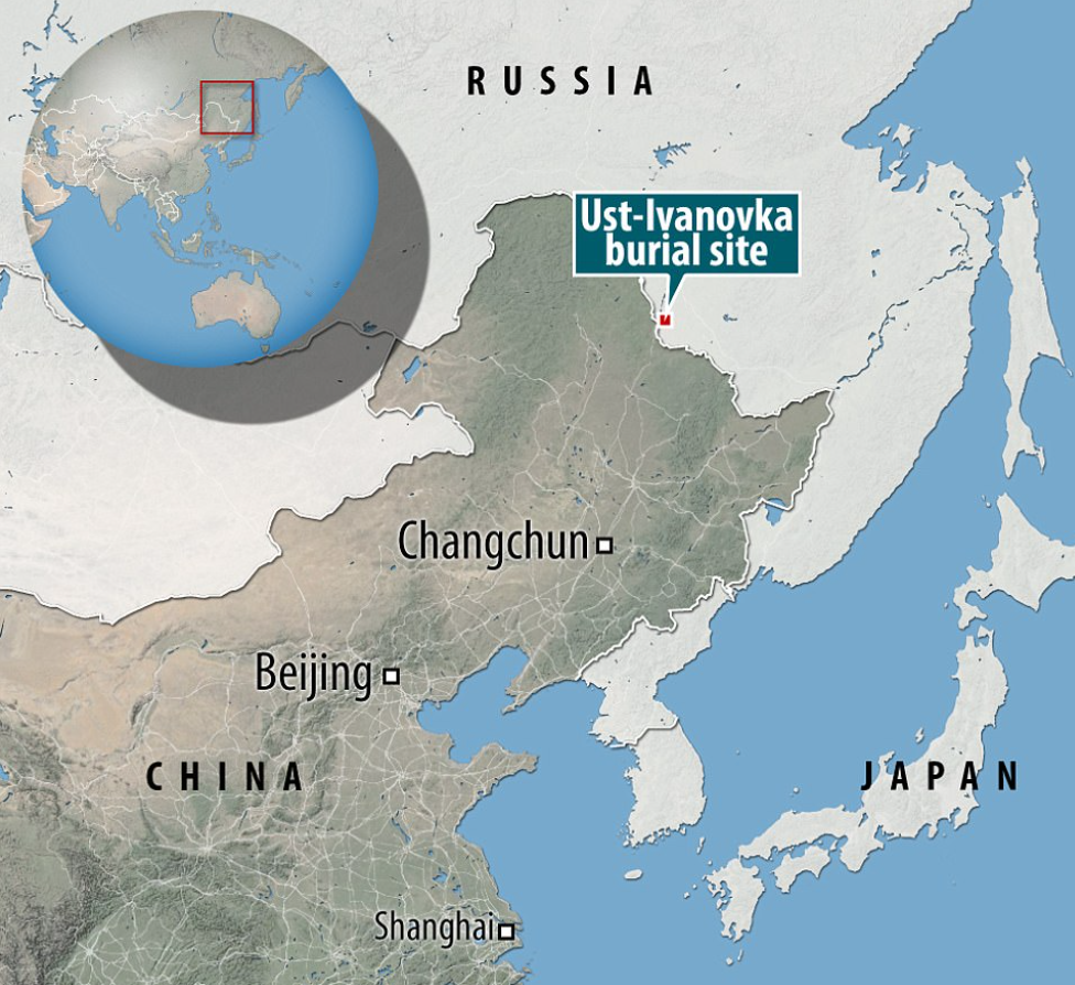 Khi tiến hành khai quật khảo cổ tại khu mộ Ust - Ivanovka ở vùng Primorsky thuộc Siberia, các chuyên gia khảo cổ đến từ Nga bất ngờ tìm thấy di tích chôn cất cổ xưa kỳ lạ bí ẩn. Ảnh: @Denis Volkov.