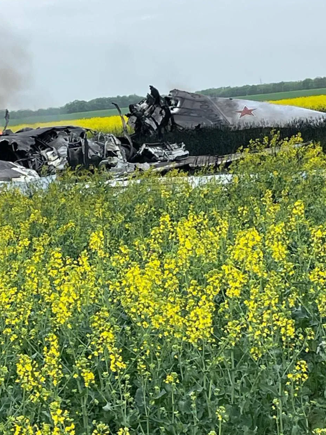 Cùng thời điểm với tuyên bố về Tu-22M3, GUR cho biết, Ukraine đã sử dụng hệ thống S-200 để bắn hạ một máy bay cảnh báo sớm và kiểm soát trên không A-50 Mainstay của Nga. Ảnh: @GUR.