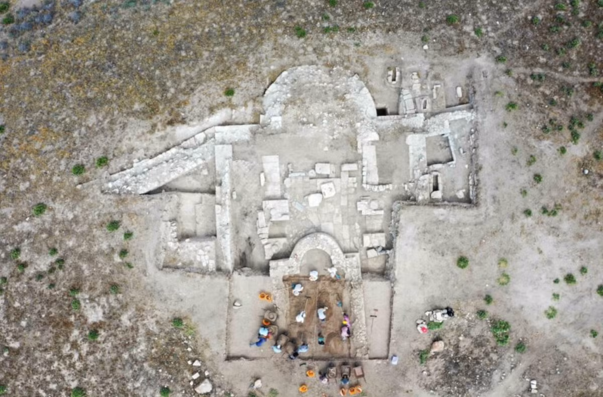 Vương cung thánh đường này ước tính có niên đại thuộc thế kỷ thứ 6 Trước Công Nguyên. Ảnh: @Bộ Văn hóa và Du lịch Thổ Nhĩ Kỳ.