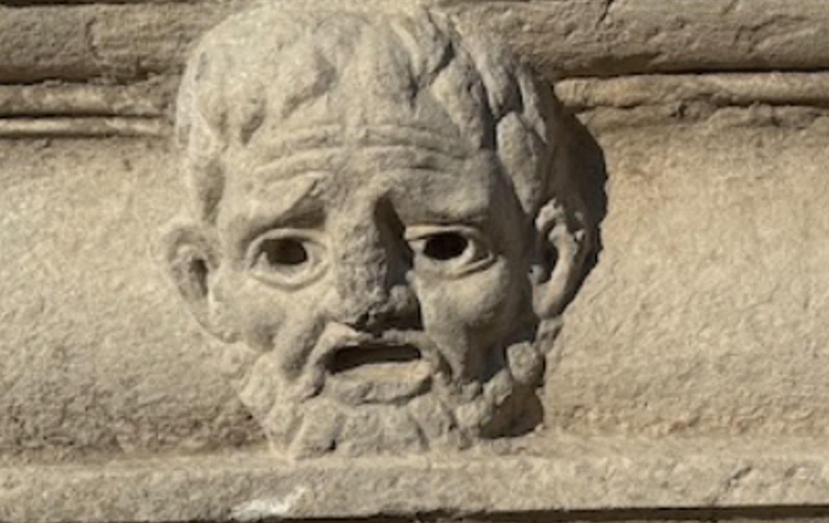 Nhân vật này từng xuất hiện trong các vở kịch từng diễn ra tại nhà hát cổ. Ảnh: @Bộ Văn hóa và Du lịch Thổ Nhĩ Kỳ.