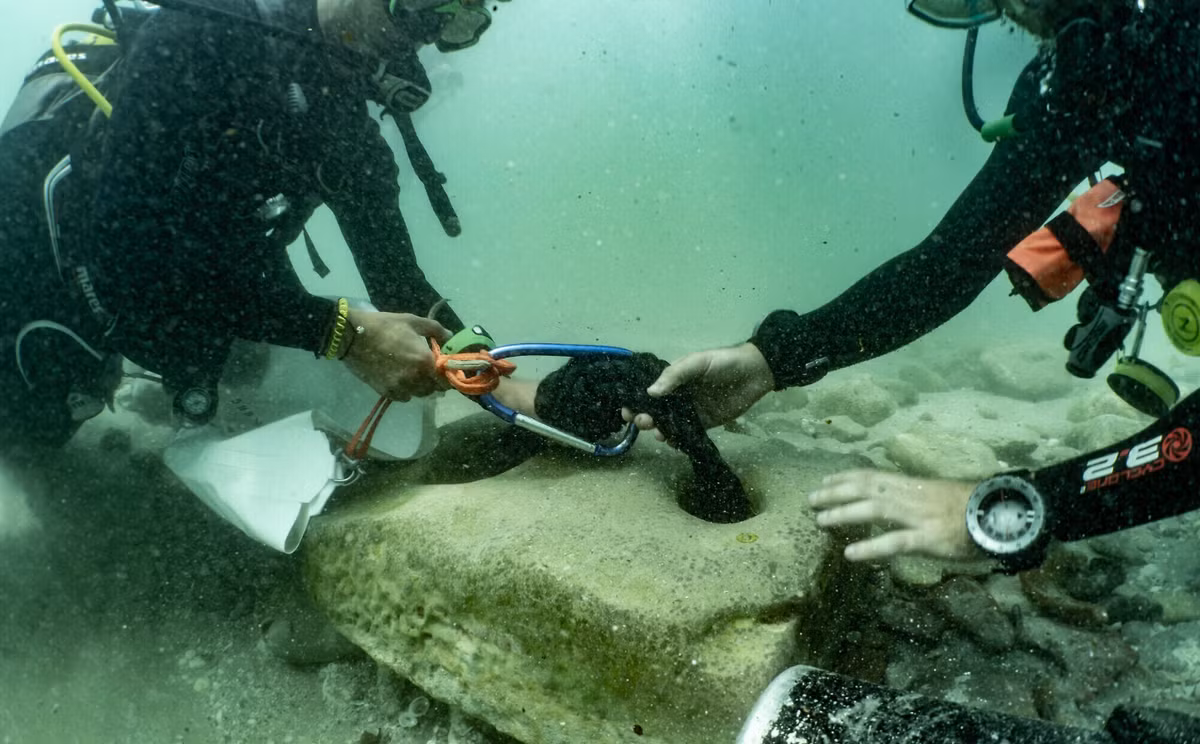 Khám phá này đã khiến các nhà khảo cổ học dưới nước vô cùng phấn khích. Ảnh: @Bộ Văn hóa và Du lịch Thổ Nhĩ Kỳ.