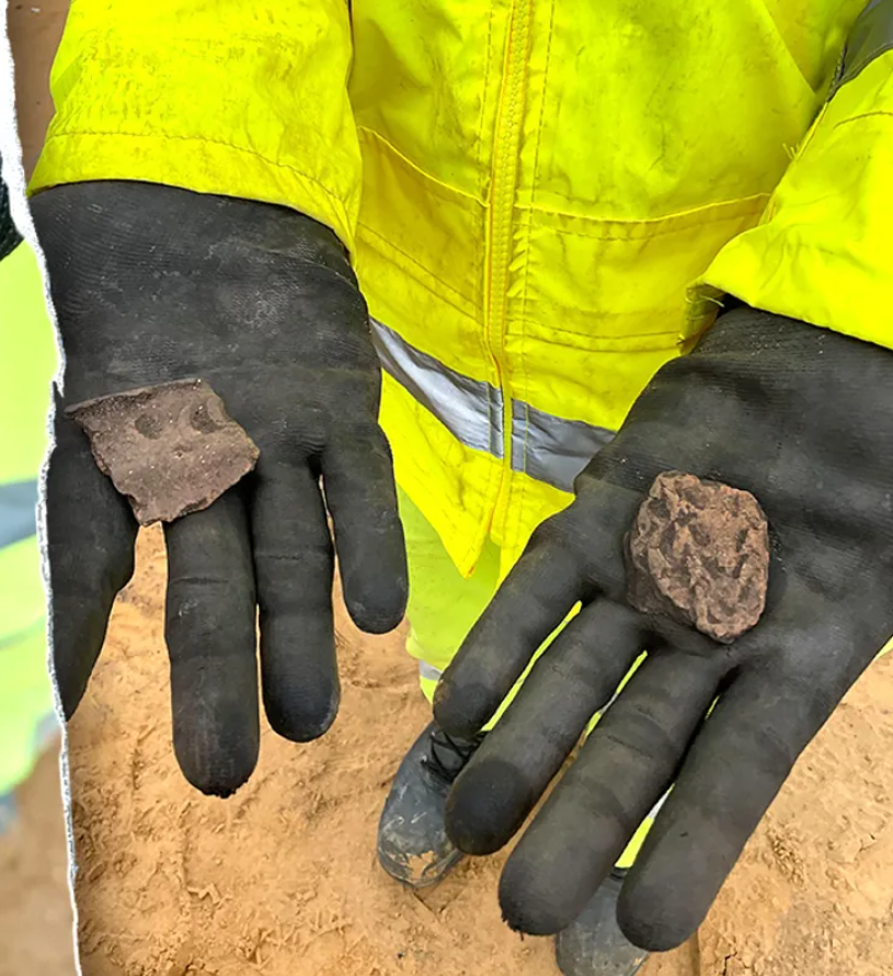 Chuyên gia cho biết, ngôi làng này đã bị bỏ hoang vào những năm 1.400 -1.500 Sau Công Nguyên. Ảnh: @Wessex Archaeology.