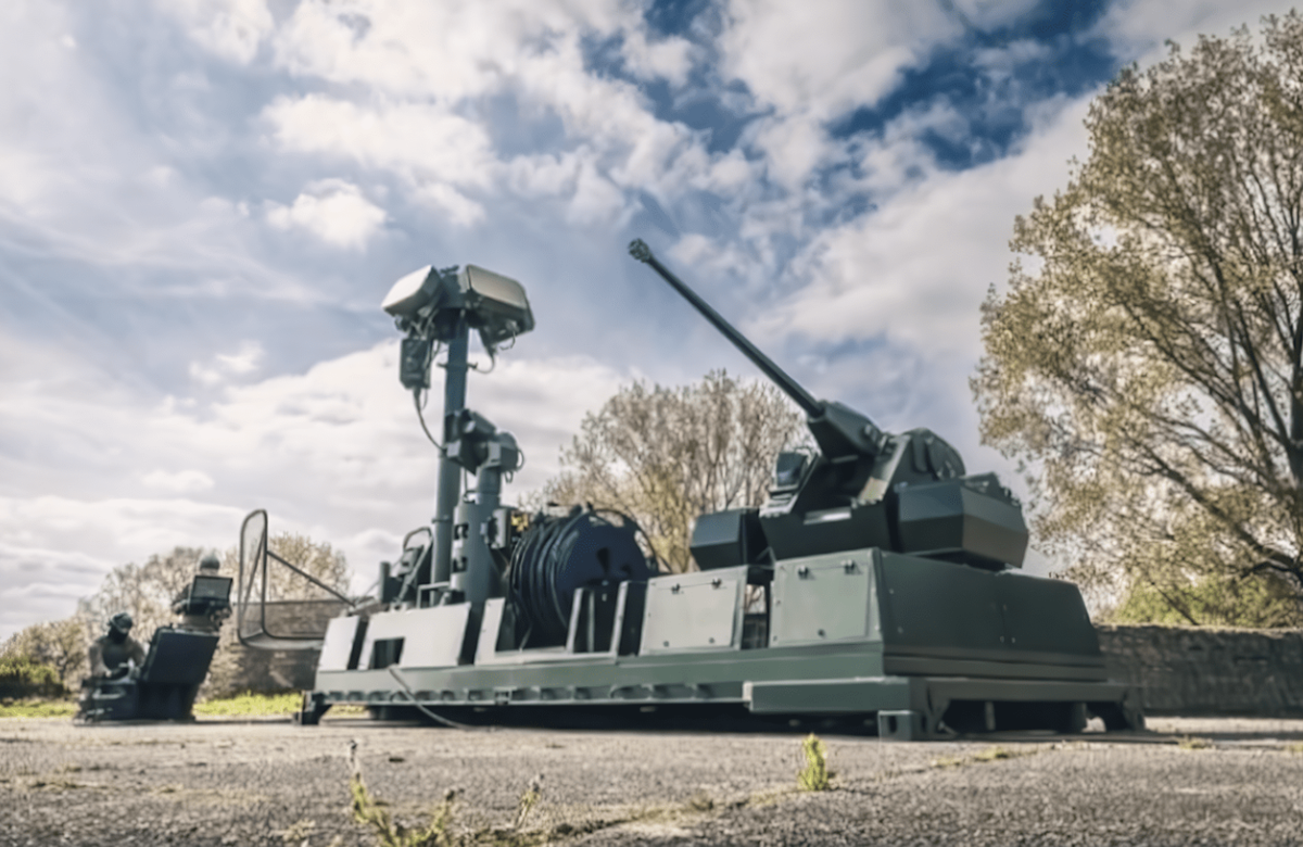 Terrahawk Paladin được chế tạo trên khung gầm xe tải chiến thuật MAN HX, cho phép bệ phóng hoạt động như một nền tảng di động, hoặc có thể nhanh chóng được dỡ xuống nếu cần. Ảnh: @militarnyi.