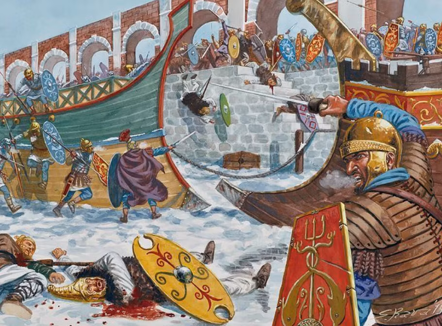 Tháp đóng vai trò quan trọng trong việc bảo vệ Đế chế La Mã trong Chiến tranh Marcomanni (năm 166–180 Sau Công nguyên). Đây là giai đoạn hỗn loạn chứng kiến quân đội La Mã giao tranh với các bộ lạc German như Marcomanni, và người Sarmatia du mục từ các khu vực ngày nay thuộc Nga và Đông Âu. Ảnh: @Viện Khảo cổ học Zagreb.