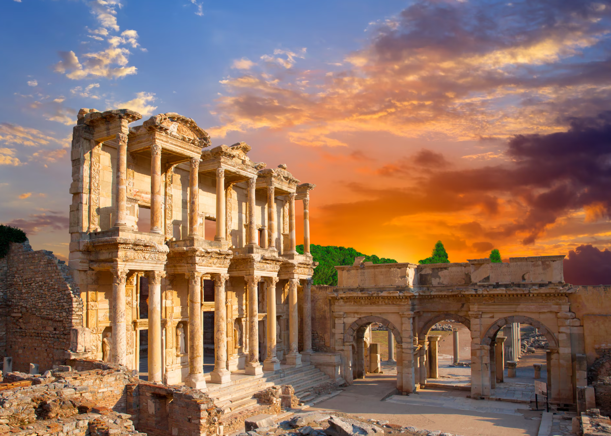 Vào thời kỳ đỉnh cao, Ephesus tự hào có dân số hơn 200.000 người, trở thành một trong những thành phố lớn nhất của Đế chế La Mã. Ảnh: @Bộ Văn hóa và Du lịch Thổ Nhĩ Kỳ.