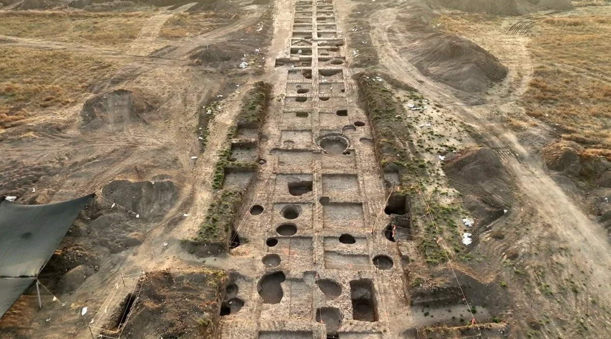 Khi tiến hành khai quật tại vùng Kiryat Gat, các chuyên gia đến từ Cơ quan Cổ vật Israel (IAA) bất ngờ khám phá ra một quần thể di tích cổ xưa độc đáo. Ảnh: @Cơ quan Cổ vật Israel (IAA).