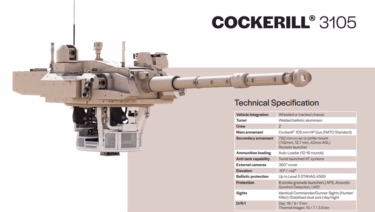 Và phiên bản 1A5BE được thiết kế riêng cho quân đội Bỉ, tích hợp các nâng cấp như hệ thống kiểm soát hỏa lực SABCA và hệ thống hình ảnh nhiệt thụ động, giúp tăng cường độ chính xác khi ngắm bắn, và tăng cường khả năng chiến đấu ban đêm so với các phiên bản trước đó. Ảnh: @EDR Magazine.