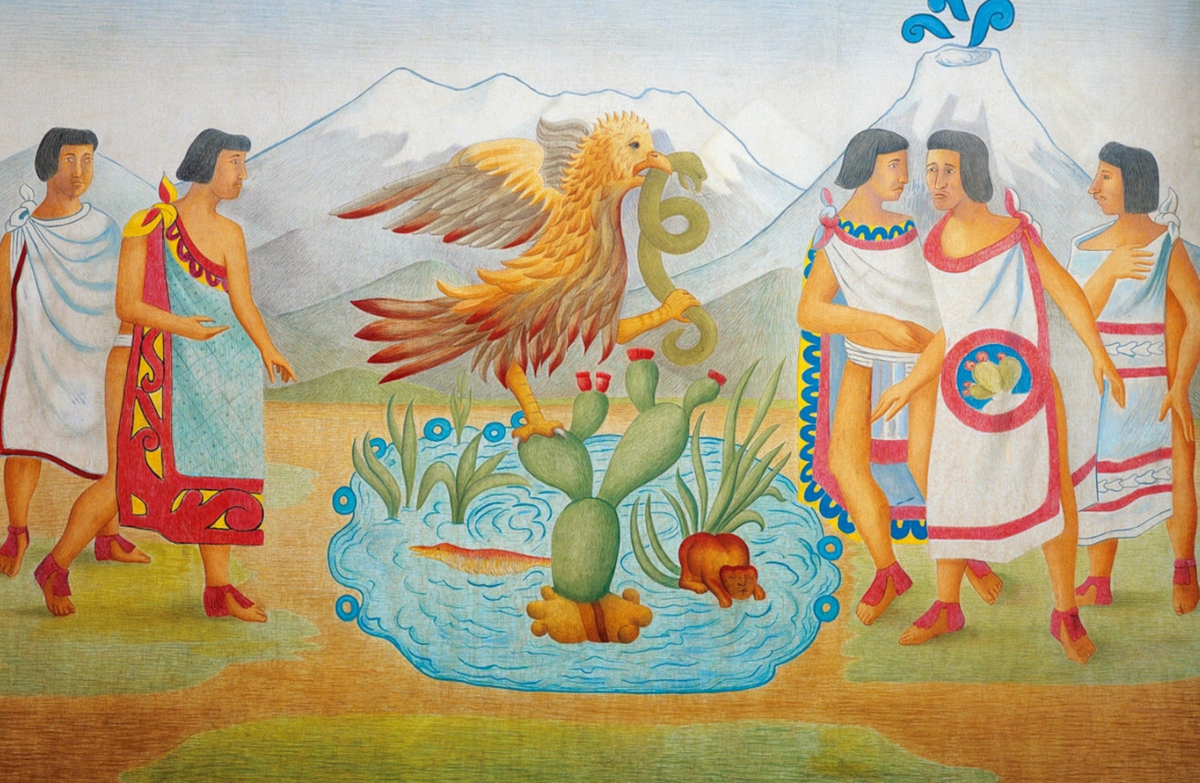 Ước tính ngôi mộ này có niên đại khoảng 2.400 năm tuổi, thuộc thời tiền Aztec. Ảnh: @Viện Nhân chủng học và Lịch sử Quốc gia Mexico.