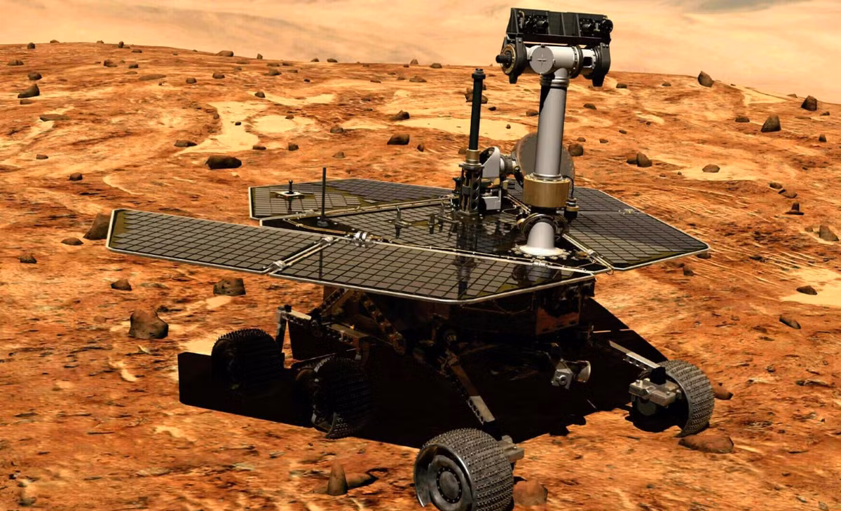 Trước các sứ mệnh đưa con người và robot lên Hành tinh Đỏ trong tương lai, NASA đã hoàn thành thử nghiệm nghiêm ngặt một mẫu xe tự hành trên địa hình mô phỏng sao Hỏa. Ảnh: @ ExtremeTech.