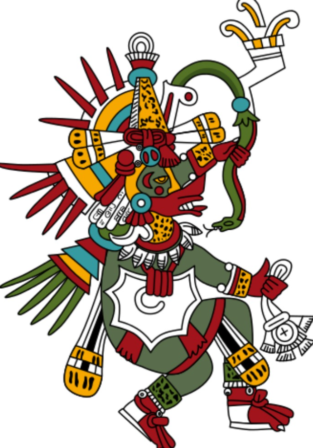 Vốn dĩ, Ehecatl-Quetzalcoatl là vị thần tạo ra cơn gió mang mưa quý giá sau những đợt hạn hán kéo dài cho khu vực này thưở xa xưa. Ảnh: @Viện Nhân chủng học và Lịch sử Quốc gia Mexico.