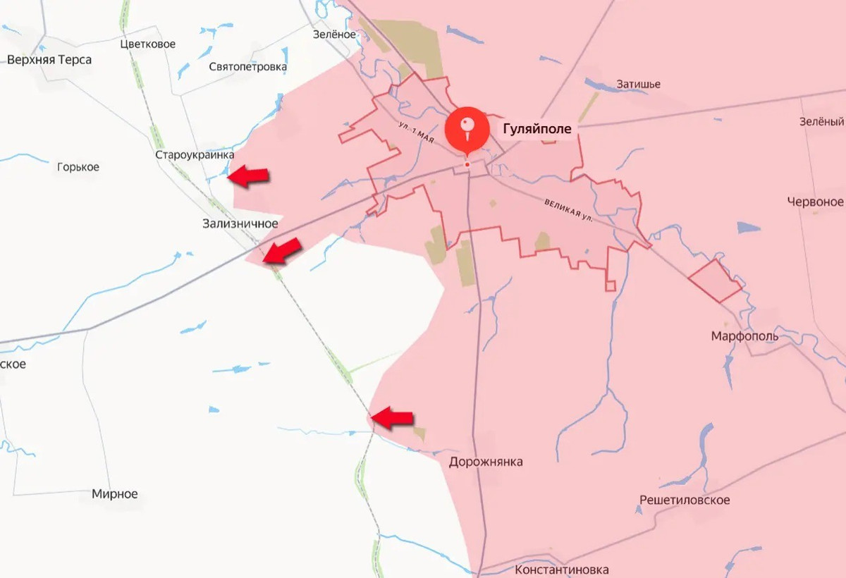 Song song với hướng tiến công này, quân đội Nga được cho là đã kiểm soát thêm khoảng 15 - 16 km² lãnh thổ ở phía tây và nam Hulyaipole. Những bước tiến này cho thấy Moscow đang duy trì sức ép liên tục, nhằm thu hẹp dần không gian phòng thủ còn lại của Ukraine tại khu vực trọng điểm này.