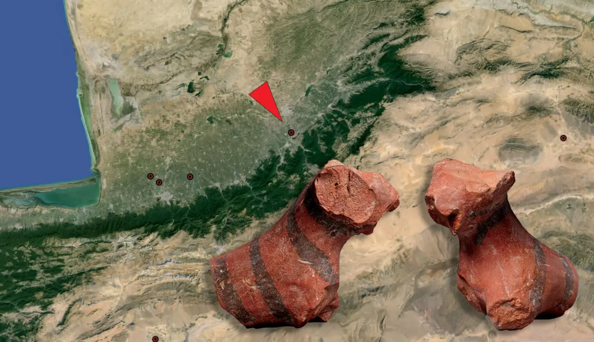 Các kỹ thuật thăm dò, phân tích khảo cổ học chuyên sâu cho thấy, đây là một bức tượng hổ không còn nguyên vẹn. Ảnh: @Henry P. Colburn.