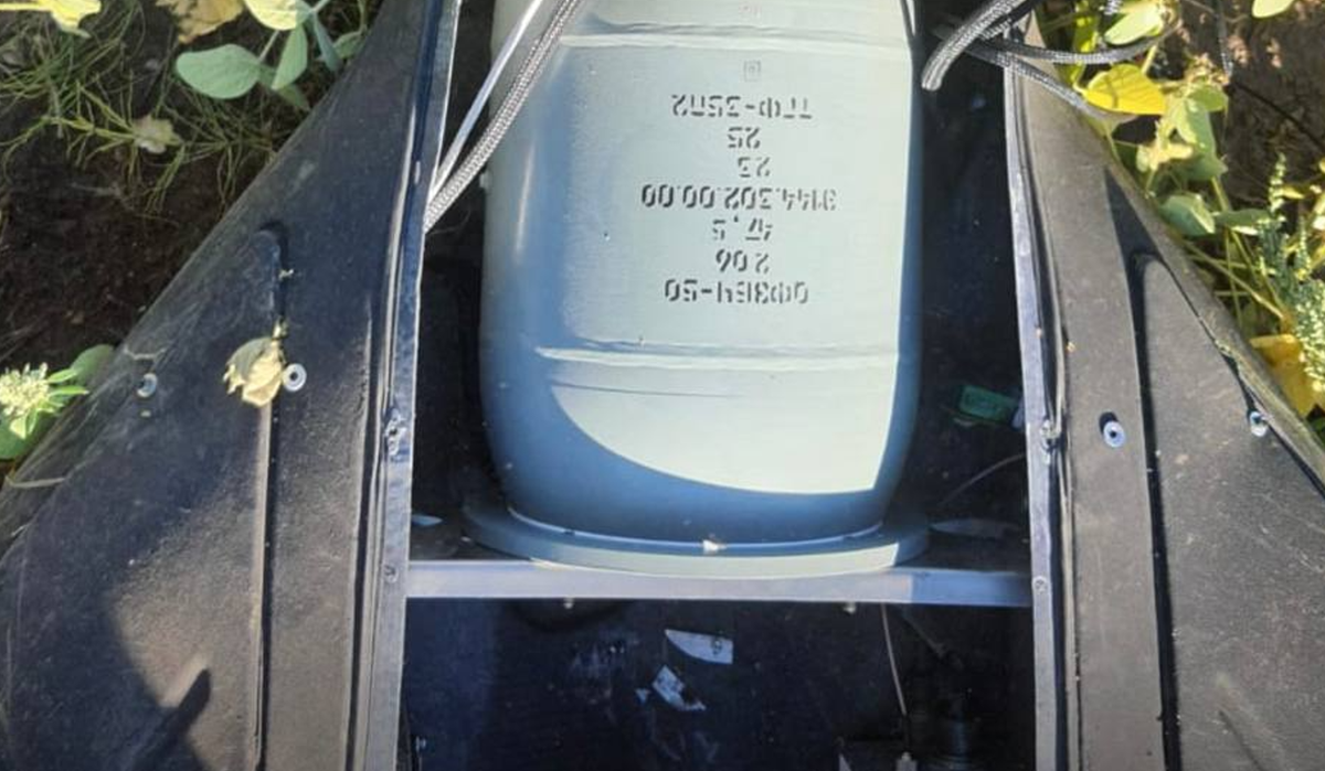 Điều này cho phép thiết bị tấn công các mục tiêu ở rất xa tiền tuyến. Ảnh: @Cơ quan Tình báo GUR của Ukraine.