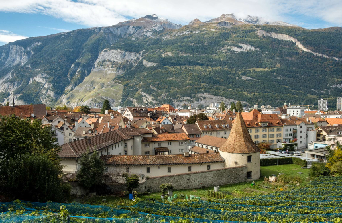 Là một trong những khu định cư lâu đời nhất ở Thụy Sĩ, khu định cư Chur trở nên thịnh vượng vào nửa sau thế kỷ 10 Sau Công Nguyên, nhờ vị trí nằm tại ngã ba của một số tuyến đường thương mại trên dãy Alps và sông Rhine. Ảnh: @Bảo tàng Chur.