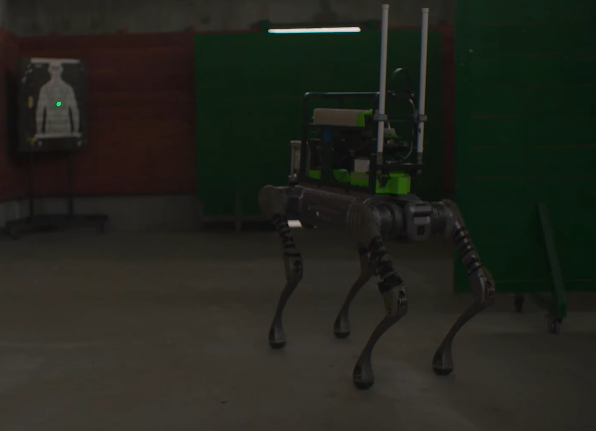 Cơ quan An ninh Ukraine (SBU) không tiết lộ tên nhà sản xuất robot này. Ảnh: @Cơ quan An ninh Ukraine.