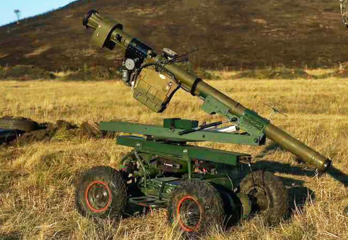 Giải pháp tạm thời này là một phần trong kế hoạch ứng phó chiến tranh tổng thể của Ukraine, nơi các đơn vị tiền tuyến thường xuyên tái sử dụng và kết hợp vũ khí hiện có để chống lại các mối đe dọa từ trên không và máy bay không người lái của Nga. Ảnh: @Lữ đoàn cơ giới số 28 của Ukraine.