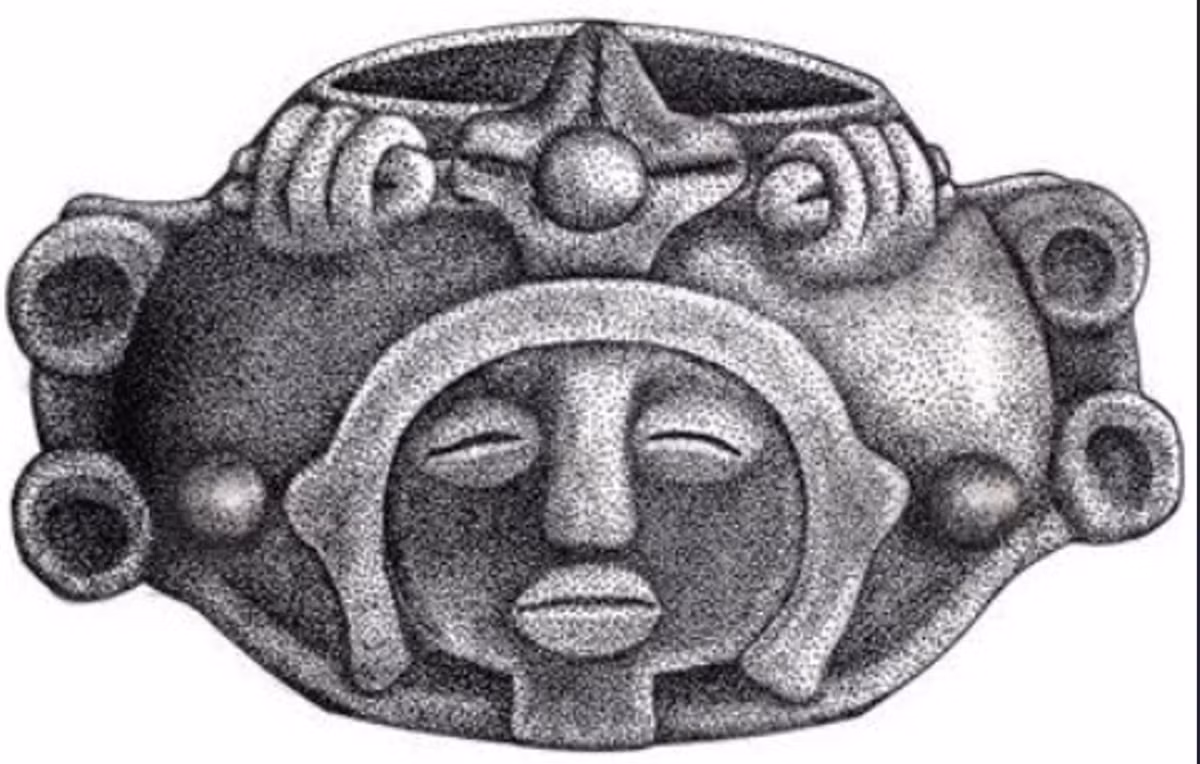 Vốn dĩ, thần hề Maya là một trong những biểu tượng sớm nhất của giới hoàng gia Maya. Ảnh: @Đại học Moorpark.