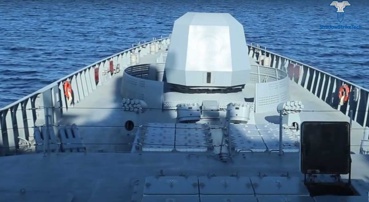 Ngoài ra, các khinh hạm thuộc Dự án 22350 tiếp theo dự kiến ​​sẽ triển khai 32 ống phóng, và các tàu chiến thuộc Dự án 22350M dự kiến ​​sẽ mang theo ít nhất 48 ống phóng tên lửa. Ảnh: @ShadowStrike Tech.