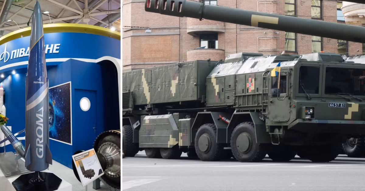 Cuộc thử nghiệm thành công tên lửa đạn đạo Hrim-2 do Ukraine sản xuất, lần đầu tiên được Zelensky công bố vào tháng 8/2024, đã đánh dấu một bước ngoặt lớn. Oleksii Petrov, giám đốc Spetstechnoexport, sau đó đã xác nhận rằng, các cuộc thử nghiệm bay của tên lửa đạn đạo Hrim-2 đã mang lại kết quả tích cực, với kế hoạch sản xuất toàn diện vào giữa năm 2025. Ảnh: @Army Recognition.