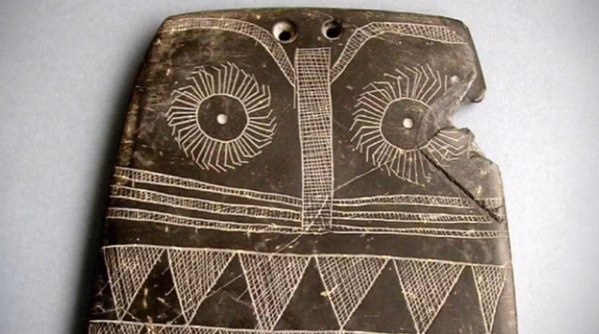 Người xưa tạo ra bằng cách sử dụng các công cụ bằng đồng, đá lửa hoặc thạch anh, khắc họa hình ảnh chim cú để mô tả loài cú từng có trong khu vực này. Ảnh: @Juan José Negro.