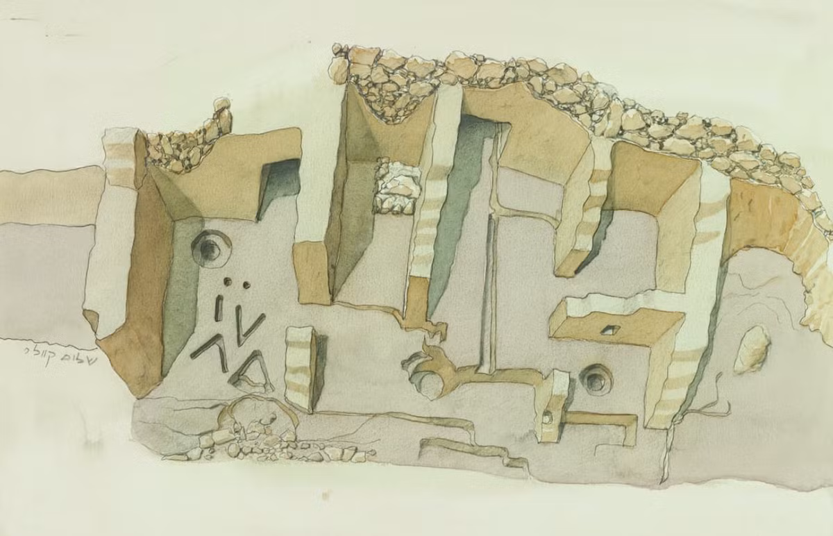 Công trình độc đáo này trải rộng trên quy mô khoảng 220 mét vuông, được sử dụng cho các nghi lễ từ thế kỷ thứ 8 Trước Công Nguyên, thời kỳ các vị vua của Judah trị vì. Ảnh: @Shalom Kveller / City of David.