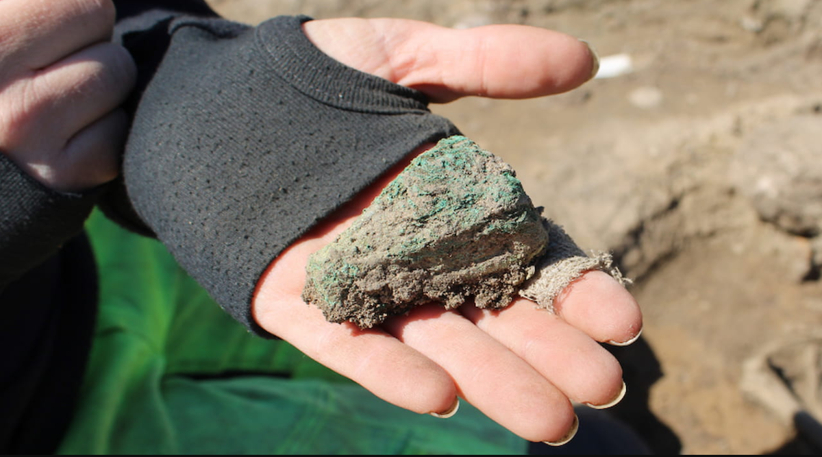 Ngôi mộ này có niên đại khoảng thế kỷ thứ 10 Sau Công Nguyên. Ảnh: @Bảo tàng Odense.