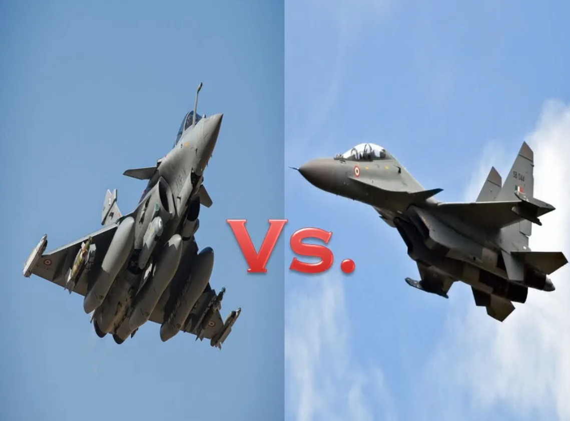 Rafale và Su-30MKI tạo nên đội quân tinh nhuệ của phi đội máy bay chiến đấu Ấn Độ, với 36 chiếc Rafale được mua từ Pháp và hơn 270 chiếc Su-30 mua từ Nga. Ảnh: @ Defense News.
