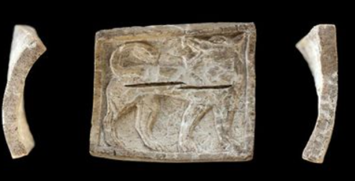 Ước tính, bức chạm khắc này khoảng 3.000 năm tuổi. Ảnh: @Đại học Abdullah Gül.
