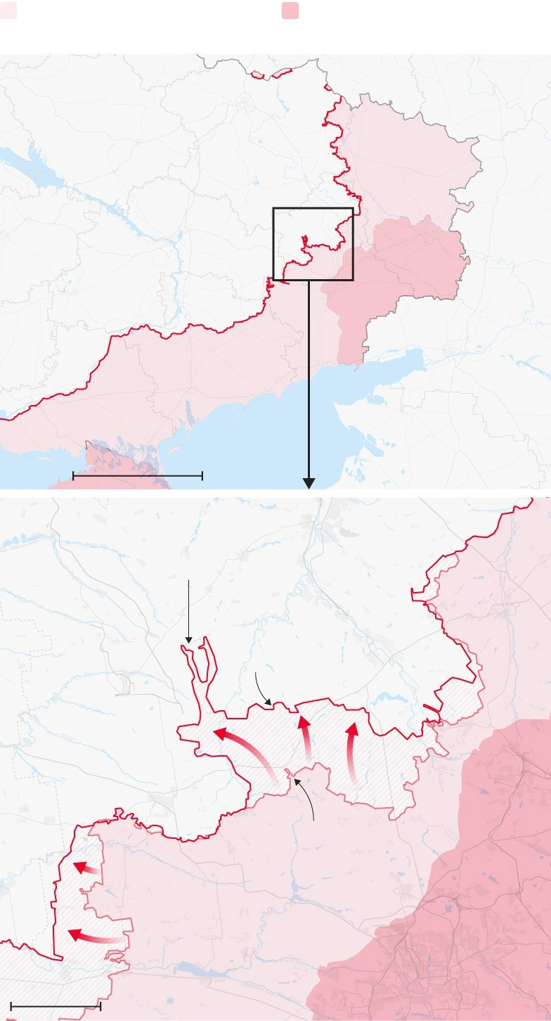 Theo Bộ Tổng tham mưu Ukraine, Nga đã tập trung hơn 110.000 quân tại hướng Dobropillia - Pokrovsk. Người phát ngôn Andriy Kovalov khẳng định Lực lượng Phòng vệ đang ngăn chặn hiệu quả bước tiến này, nhưng nguy cơ vẫn hiện hữu nếu đối phương khai thác thành công khoảng trống chiến thuật.