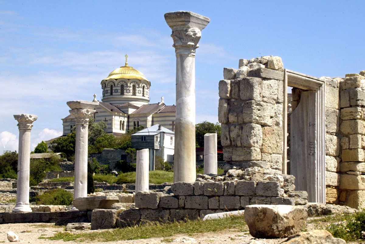 Chersonesus là một thuộc địa cổ của Hy Lạp cổ đại được thành lập bởi những người định cư từ Heraclea Pontica cách đây khoảng 2.500 năm trước. Ảnh: @Đại học Khai khoáng Saint Petersburg.