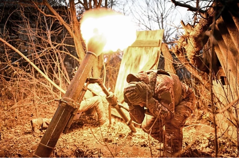 Quân Ukraine còn tính thêm một nước: vừa bảo vệ được Novooleksandrivka, vừa biến Uspenivka thành chiến trường – một kế hoạch đầy tham vọng và tính toán kỹ lưỡng. Ảnh: RIA Novosti