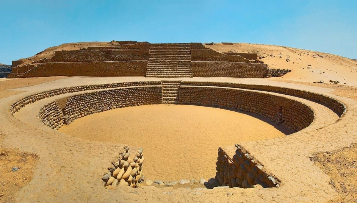 Nền văn minh Caral tồn tại từ khoảng năm 3.000 đến 1.800 Trước Công Nguyên — cùng thời điểm các kim tự tháp Ai Cập đang được xây dựng. Ảnh: @Bộ Văn Hóa Peru.