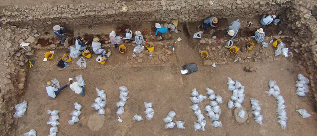 Phó Giáo sư Tiến sĩ Scott Branting cho biết, khi đang nghiên cứu tàn tích căn bếp này, các chuyên gia tìm thấy các đồ dùng nhà bếp và vết tích thực phẩm cổ. Ảnh: @Bảo Tàng Quốc Gia Thổ Nhĩ Kỳ.