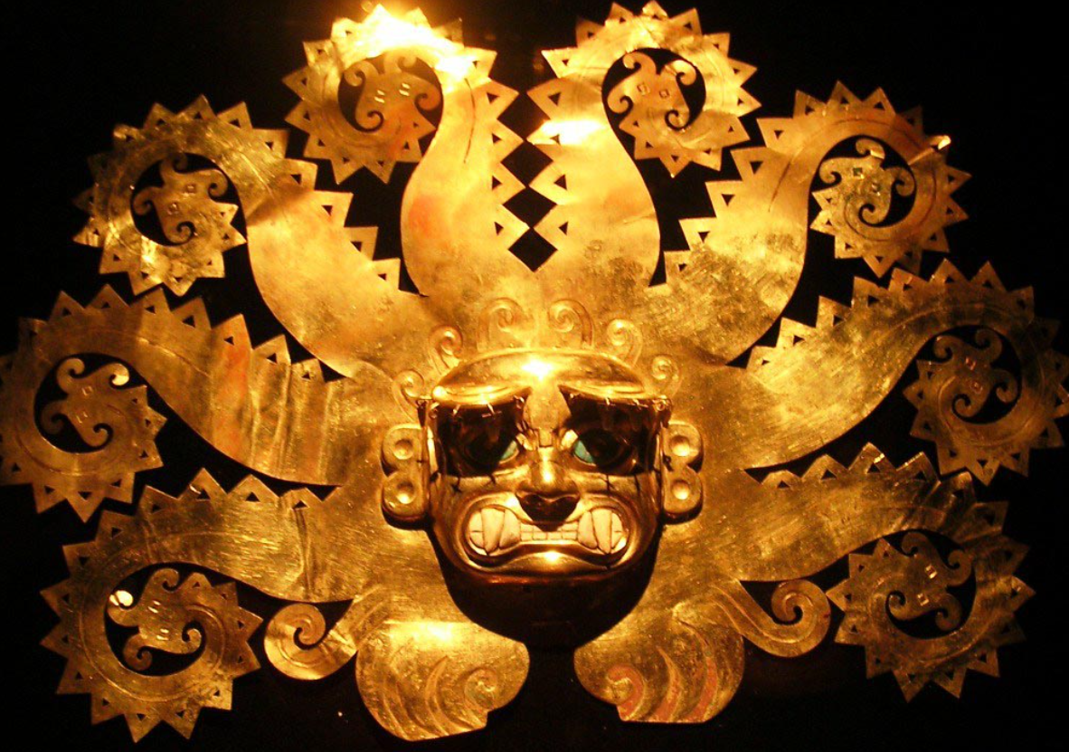 Người Moche sống từ năm 100 đến năm 700 Sau Công Nguyên, tức là rất lâu trước khi người Inca lên nắm quyền. Ảnh: @Bảo tàng Lăng mộ Hoàng gia Sipan.