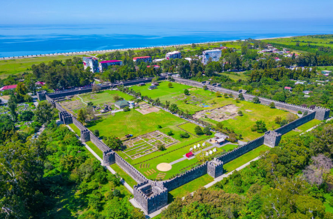 Pháo đài Gonio-Apsaros, một địa điểm quân sự cổ của La Mã có niên đại khoảng 1.800 năm tuổi. Ảnh: @Đại học Warsaw.