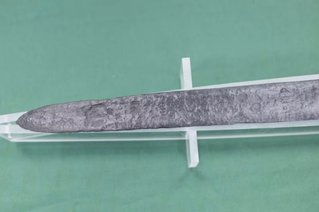 Tiến sĩ Ryszard Kazimierczak đến từ trường Đại học Nicolaus Copernicus ở Toruń nhấn mạnh: "Chúng tôi nghĩ rằng, có khả năng cao là đã có một cuộc ẩu đả bên bờ sông, một trận chiến xảy ra và thanh kiếm nằm trong nước cùng với chủ nhân của nó". Ảnh: @Szczepan Skibicki.