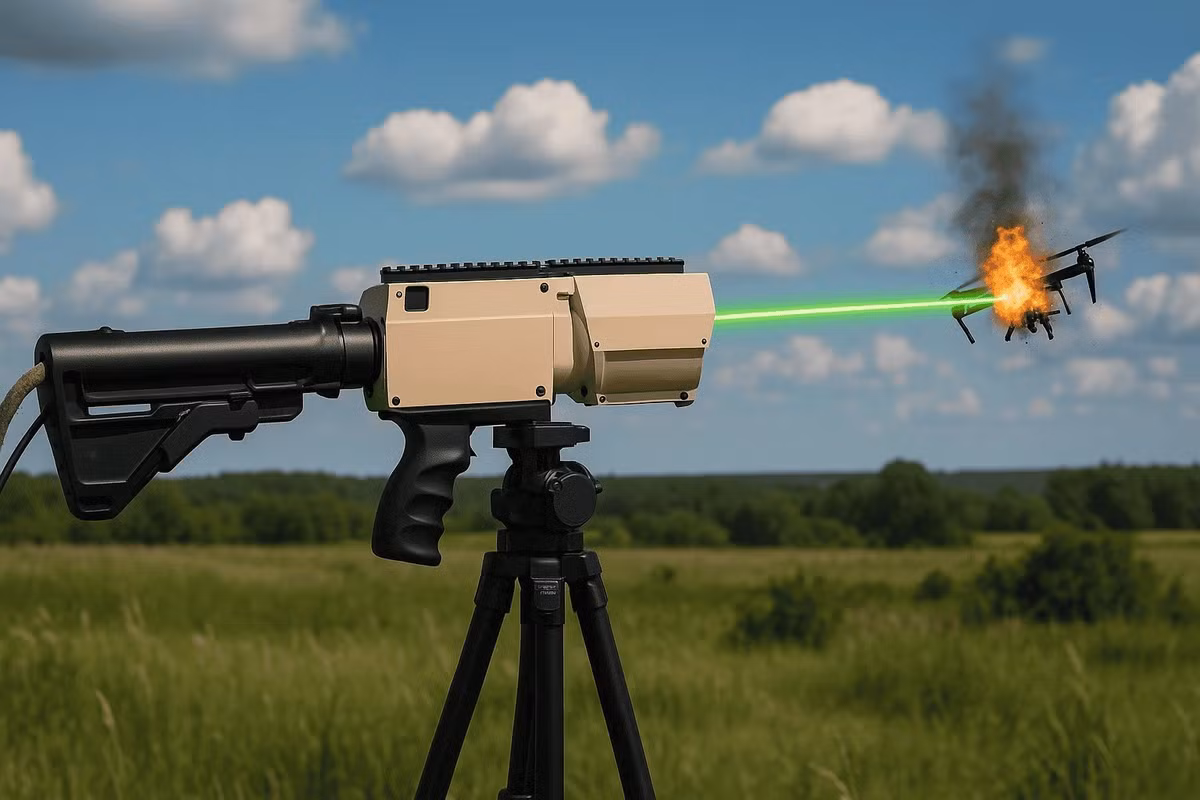 Sự phát triển này là một phần của chương trình thử nghiệm, nhằm cung cấp các giải pháp cụ thể cho lực lượng bộ binh đang phải đối mặt với nhu cầu cấp thiết về năng lực chống máy bay không người lái phi tập trung. Trước đó vào đầu năm 2025, hệ thống laser HELMA-LP đã được ra mắt và được lắp trên xe Sherpa Scout.