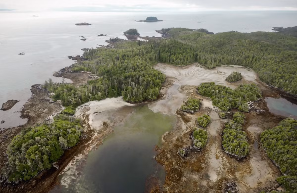 Trên đảo Trinquet ở Canada, các chuyên gia đến từ Bảo tàng Quốc gia Canada bất ngờ tìm thấy quần thể di tích tiền sử bí ẩn. Ảnh: @Bảo tàng Quốc gia Canada.