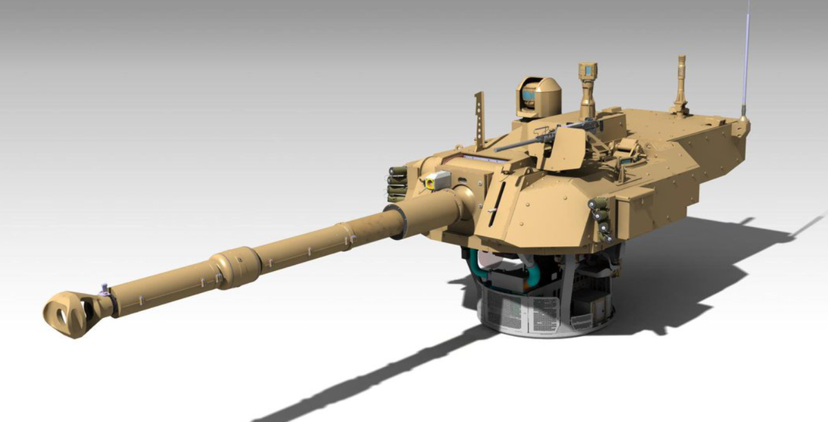 Điểm nhấn của phiên bản Leopard 1A5BE hiện đại hóa này chính là tháp pháo Cockerill 3105. Đây là một trạm vũ khí không người lái bên trong cực kỳ tiên tiến, do công ty quốc phòng Bỉ John Cockerill Defense phát triển, nó tích hợp hệ thống nạp đạn tự động có khả năng chứa 12 đến 16 viên đạn. Ảnh: @EDR Magazine.