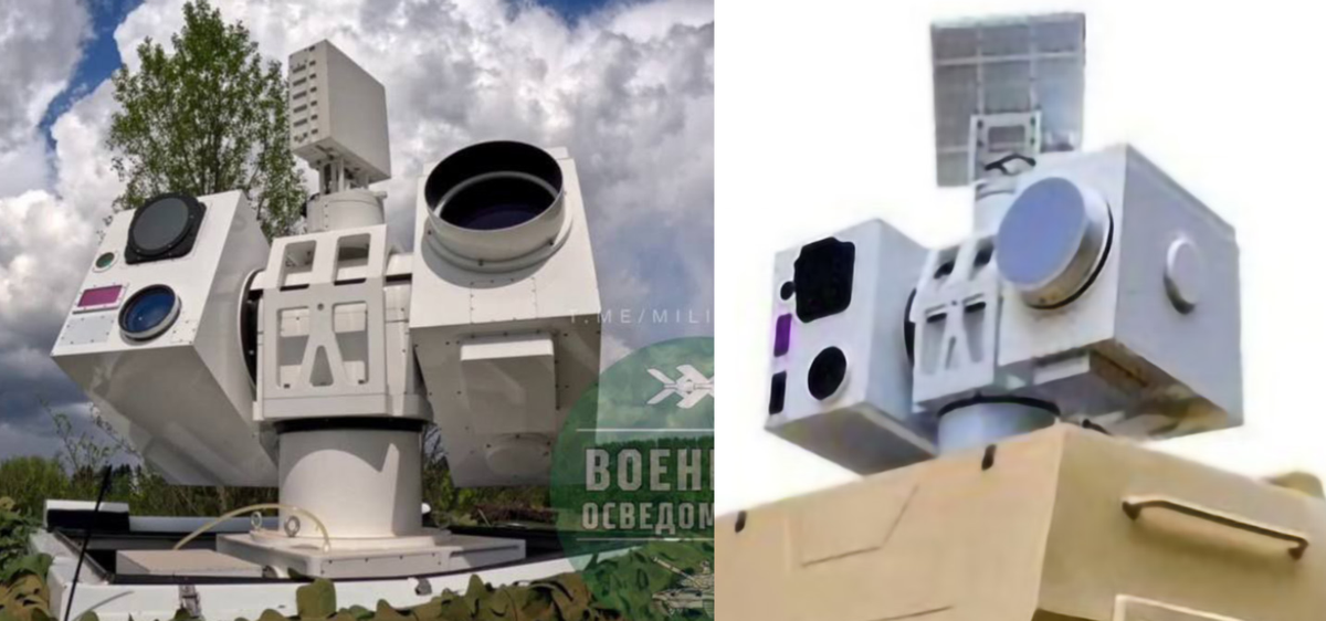 Đây cũng là kết luận được Fabian Hinz, nghiên cứu viên về Phân tích Quốc phòng và Quân sự tại Viện Nghiên cứu Chiến lược Quốc tế đưa ra. Fabian Hinz lưu ý trên X rằng: "Mặc dù cách sắp xếp cảm biến có vẻ đã bị thay đổi, nhưng hệ thống được quan sát thấy trong biên chế của Nga rất giống với hệ thống laser chống máy bay không người lái Shen Nung 3000/5000 của Trung Quốc". Ảnh: @MILINFOLIVE3.