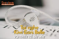 [INFOGRAPHIC] Tai nghe Kiwi Ears Belle với thiết kế bắt mắt 