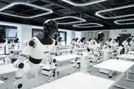 Trung Quốc mở “lò” huấn luyện robot, lao động phổ thông lo mất việc